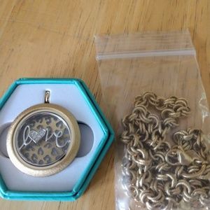 Origami Owl Living Locket Set Retired Sparkle